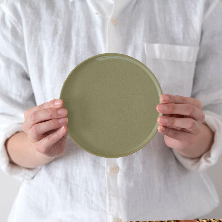 菓子皿 小皿 平皿 プレート 直径約15cm 陶器 モダン シンプル おしゃれ 和食器 和 渋い 90008 | ブランド登録なし | 05