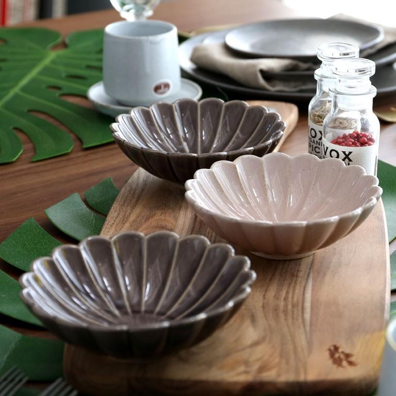 鉢 小鉢 ボウル 直径約13.5cm 陶器 モダン シンプル おしゃれ 和食器 和 渋い 菊花皿 フラワー 90010 | ブランド登録なし | 12