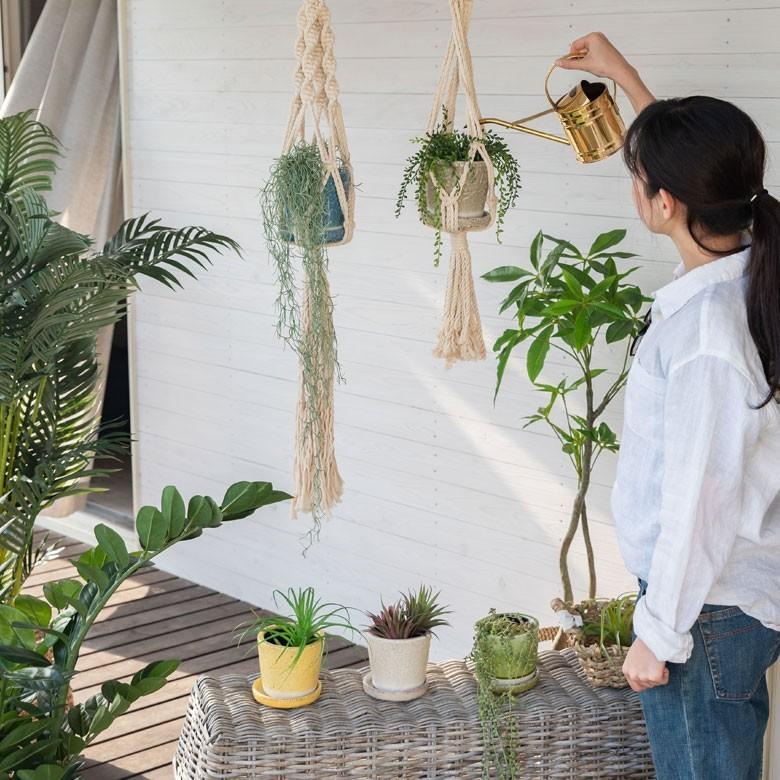 植木鉢 ポット フラワーポット おしゃれ かわいい プランター テラコッタ シャビー 受け皿付き ガーデニング 底穴 90038 | ブランド登録なし | 19