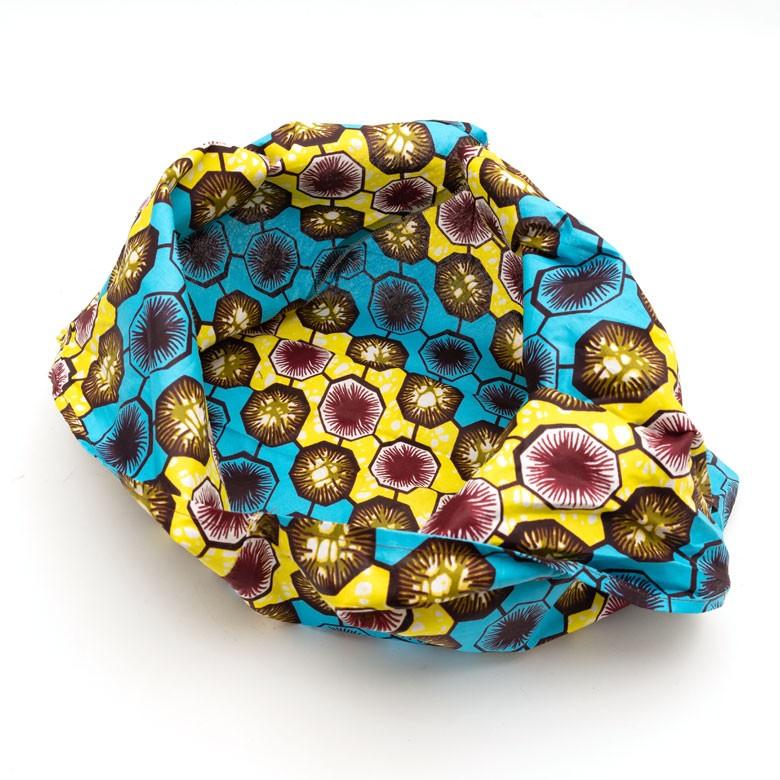 エコバック インナーバッグ バッグインバッグ あづま袋 巾着袋 カラフル  アフリカン ファブリック 綿 おしゃれ 自然モチーフ 民族布 パーニュ 90042 | ブランド登録なし | 11