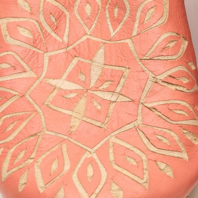 スリッパ モロッコ バブーシュ 幾何学 レザー 室内用 ルームシューズ レディース 来客用 おしゃれ 90044 | ブランド登録なし | 16