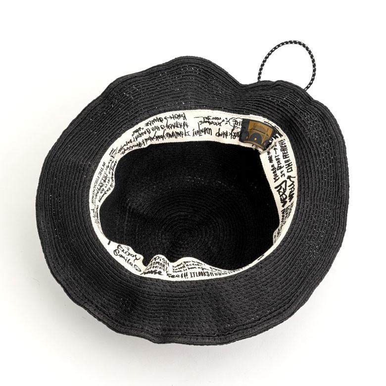 帽子 黒 折りたたみ メンズ レディース 撥水加工 ブレードハット マウンテンハット アウトドア 旅行 麦わら帽 日よけ 春夏 無地 おしゃれ 90045 | ブランド登録なし | 10