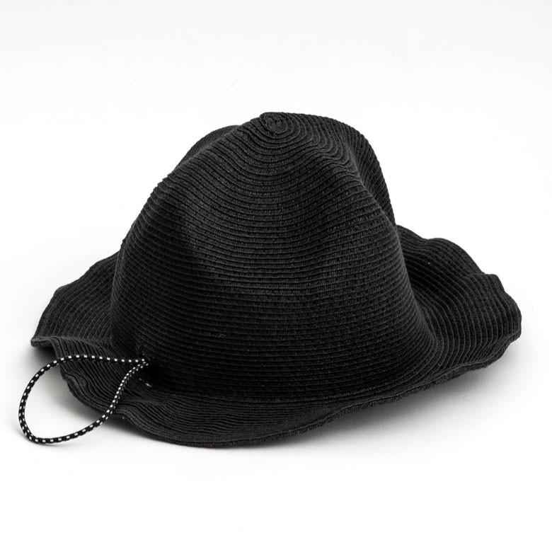 帽子 黒 折りたたみ メンズ レディース 撥水加工 ブレードハット マウンテンハット アウトドア 旅行 麦わら帽 日よけ 春夏 無地 おしゃれ 90045 | ブランド登録なし | 08