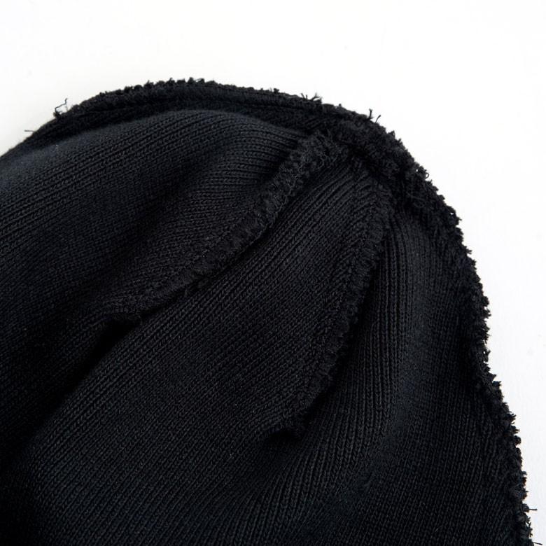 ニット帽 サマーニット帽 メンズ レディース  黒 薄手 男女兼用 クール 春夏 手洗い可 綿素材 無地 おしゃれ 90047 | ブランド登録なし | 08