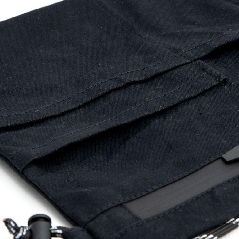 サコッシュ ショルダー ウエストポーチ メンズ レディース バッグ 斜めがけ 肩掛け 撥水加工 軽量 薄型  黒 ヴィンテージ シンプル 90048 | ブランド登録なし | 02