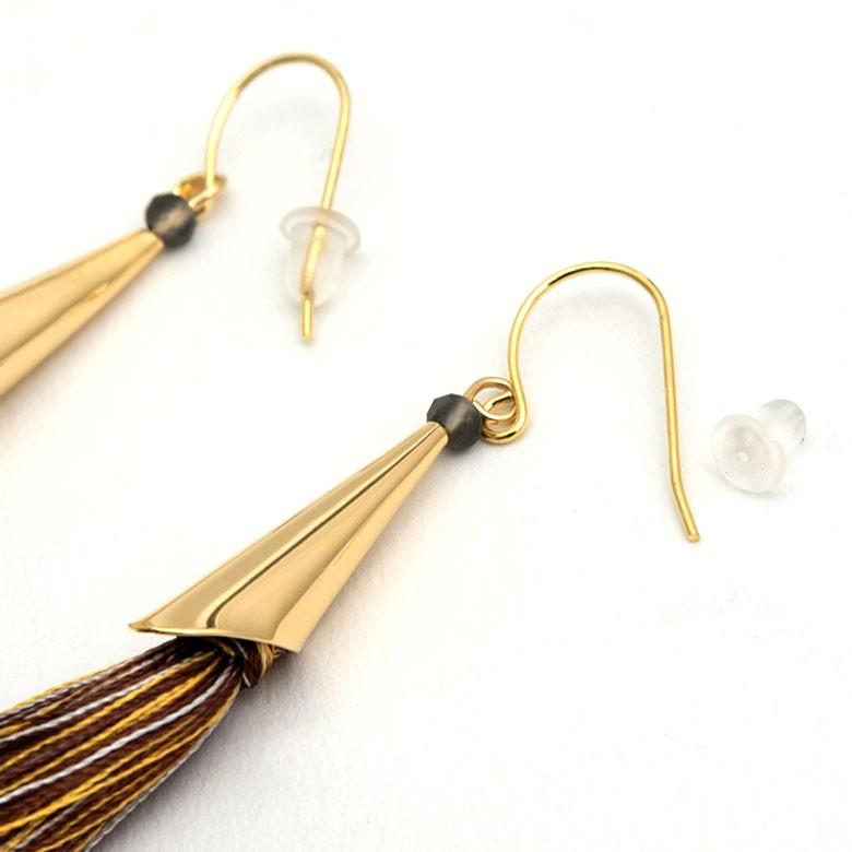 ピアス 揺れる 大ぶり フリンジピアス 可愛い 大人 フリンジ タッセル アクセサリー ゴールド アジアン雑貨 90053 | ブランド登録なし | 08