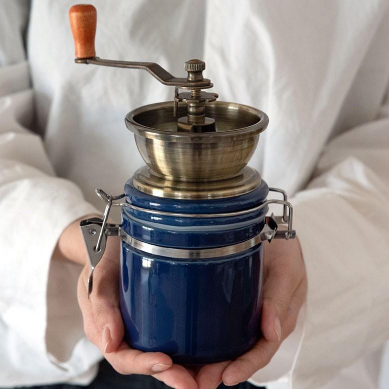 コーヒーミル 手動 アウトドア ミル 手挽き キャンプ コンパクト 粗さ