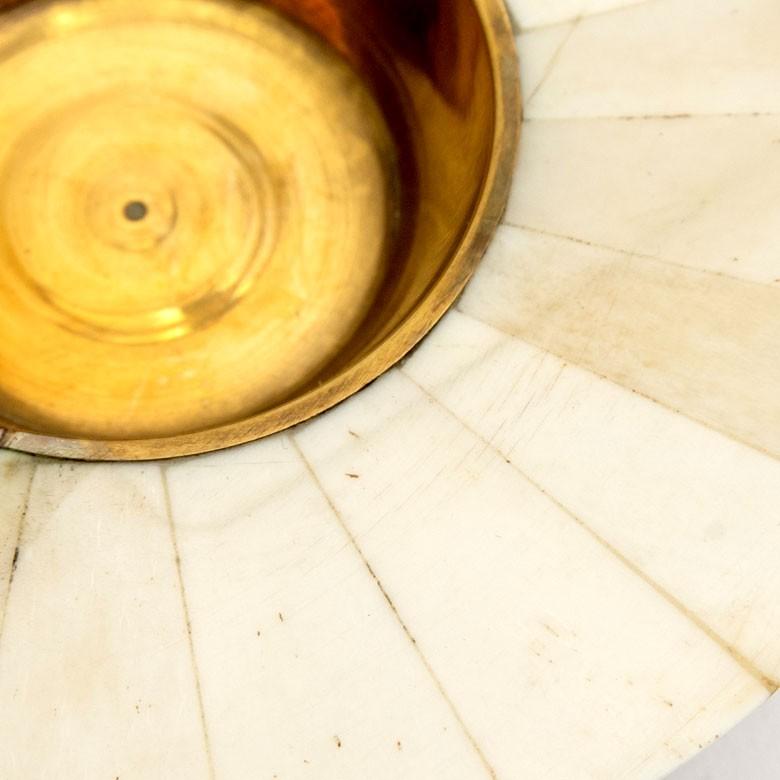 灰皿 おしゃれ 卓上 デザイン アンティーク レトロ  プレゼント ボーン 真鍮 アッシュトレイ インテリア 小物入れ  タバコ 3タイプ 90060 | ブランド登録なし | 09