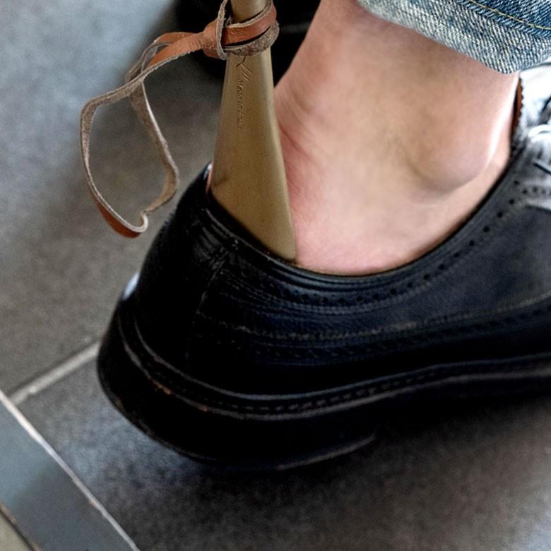 靴べら おしゃれ 靴ベラ ミニ シューホーン ショート コンパクト 高級 上質 インド製 くつべら 真鍮 スタイリッシュ プレゼント インテリア雑貨 90061 | ブランド登録なし | 01