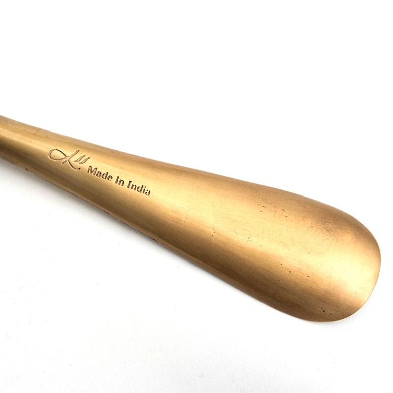 靴べら おしゃれ 靴ベラ ミニ シューホーン ショート コンパクト 高級 上質 インド製 くつべら 真鍮 スタイリッシュ プレゼント インテリア雑貨 90061 | ブランド登録なし | 08