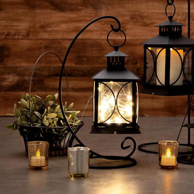 イルミネーションライト LEDライト 電飾 ガーランド 電池式 3.3ｍ 30球 シルバーワイヤー クリスマスツリー装飾 乾電池  照明器具 90083 | ブランド登録なし | 01