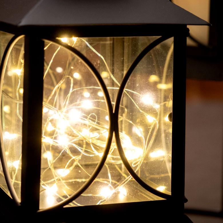 イルミネーションライト LEDライト 電飾 ガーランド 電池式 3.3ｍ 30球 シルバーワイヤー クリスマスツリー装飾 乾電池  照明器具 90083 | ブランド登録なし | 03