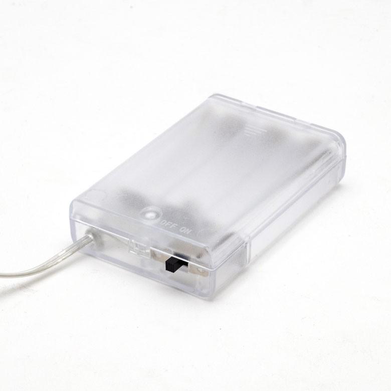 イルミネーションライト LEDライト 電飾 ガーランド 電池式 3.3ｍ 30球 シルバーワイヤー クリスマスツリー装飾 乾電池  照明器具 90083 | ブランド登録なし | 06