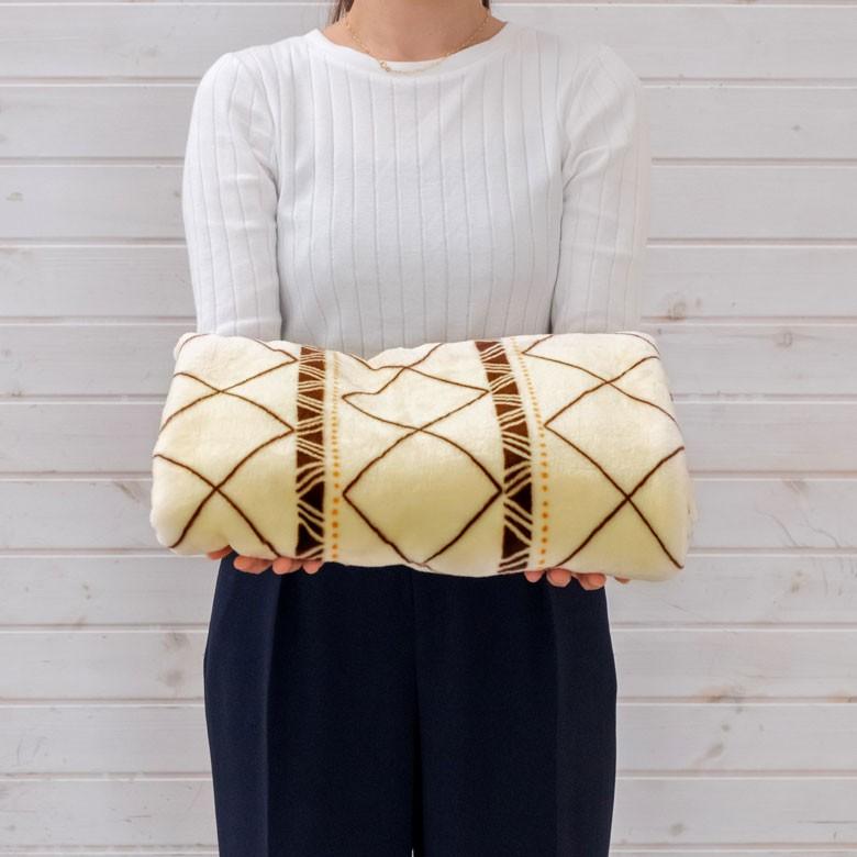 ブランケット ひざ掛け 150×100cm フリース フランネル仕上げ 防寒 おしゃれ シンプル モダン 冬 ひざかけ 膝掛け 膝かけ 肩掛け 毛布 暖かい かわいい 90084 | ブランド登録なし | 04