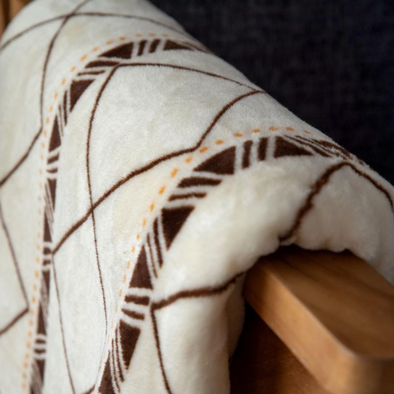 ブランケット ひざ掛け 150×100cm フリース フランネル仕上げ 防寒 おしゃれ シンプル モダン 冬 ひざかけ 膝掛け 膝かけ 肩掛け 毛布 暖かい かわいい 90084 | ブランド登録なし | 08