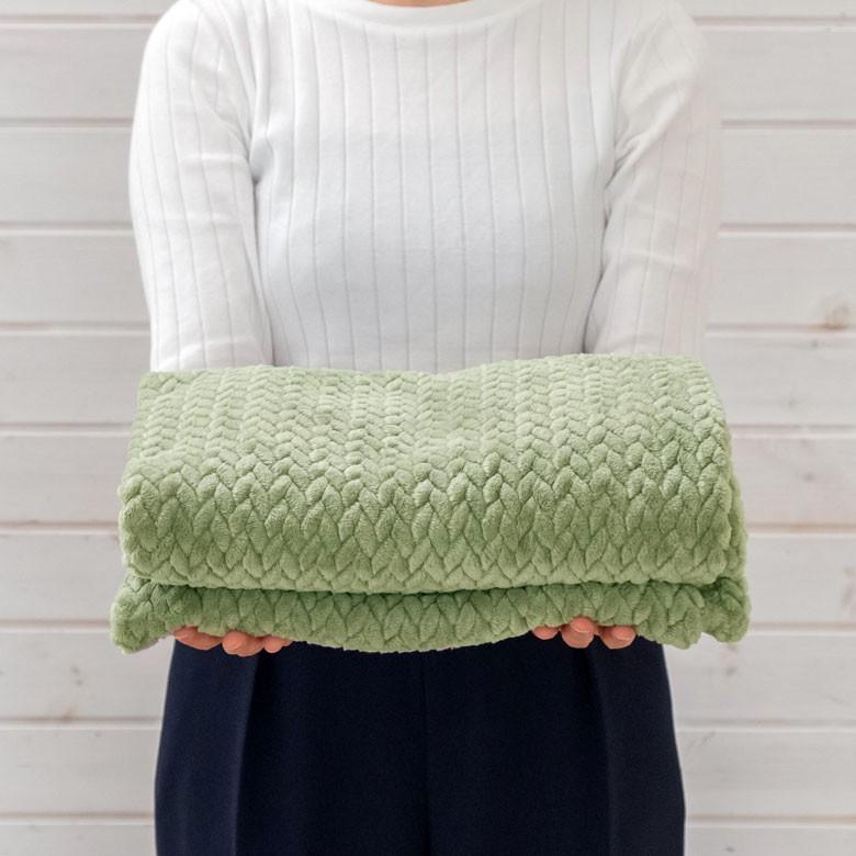ブランケット ひざ掛け 150×100cm フリース フランネル仕上げ 肩掛 防寒 おしゃれ シンプル モダン 冬 ひざかけ 膝掛け 毛布 暖かい かわいい 90085 | ブランド登録なし | 04