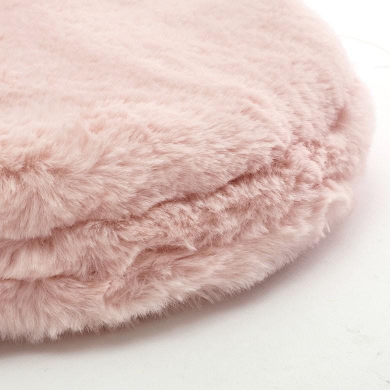 ウォーマー 電気 カイロ USB式 直径25cm あんか かいろ ファー 手洗い可 ストラップ付 カバー取り外し おしゃれ かわいい エコ 省電力 リビング オフィス 90086 | ブランド登録なし | 04