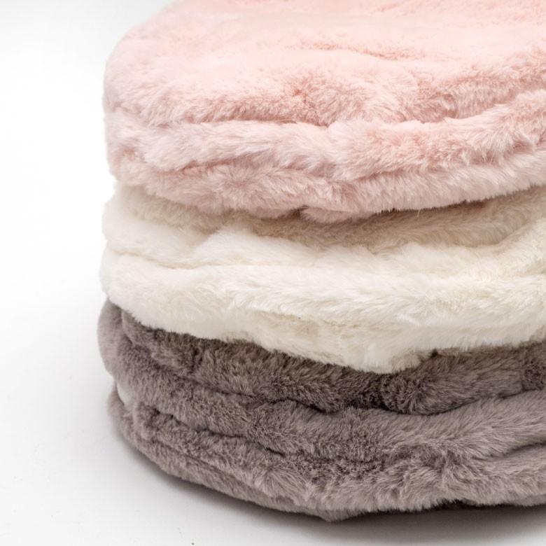 ウォーマー 電気 カイロ USB式 直径25cm あんか かいろ ファー 手洗い可 ストラップ付 カバー取り外し おしゃれ かわいい エコ 省電力 リビング オフィス 90086 | ブランド登録なし | 06