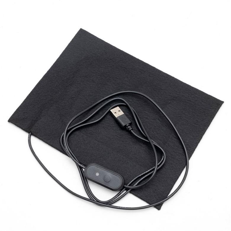 ウォーマー 電気 カイロ USB式 直径25cm あんか かいろ ファー 手洗い可 ストラップ付 カバー取り外し おしゃれ かわいい エコ 省電力 リビング オフィス 90086 | ブランド登録なし | 08