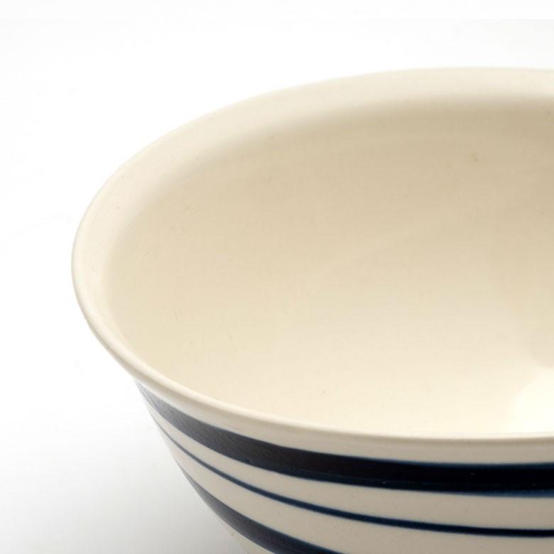 ボウル 信楽焼 幅24cm おしゃれ キッチン用品 焼物 和 鉢 ボーダー 大皿 ワインクーラー 丸十製陶 キッチン小物 パスタ サラダ 日本製 90091 | ブランド登録なし | 04