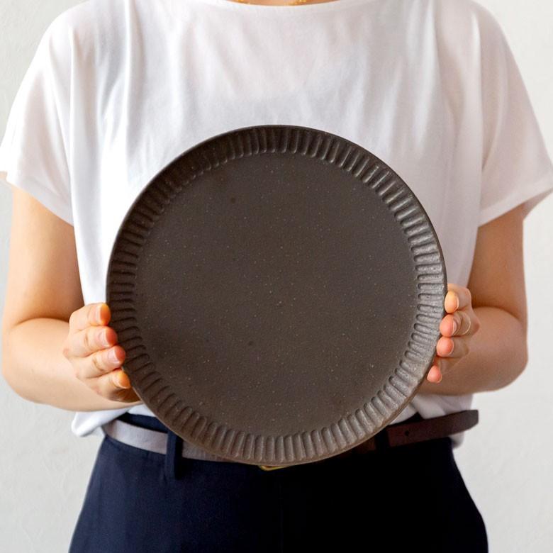 プレート 信楽焼 中皿 おしゃれ キッチン用品 焼物 和 皿 和食器 シンプル 食器 陶器  丸十製陶 キッチン小物 日本製 90097 | ブランド登録なし | 05