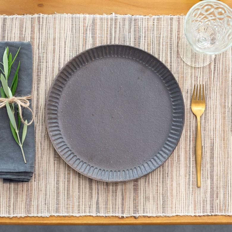 プレート 信楽焼 中皿 おしゃれ キッチン用品 焼物 和 皿 和食器 シンプル 食器 陶器  丸十製陶 キッチン小物 日本製 90097 | ブランド登録なし | 08