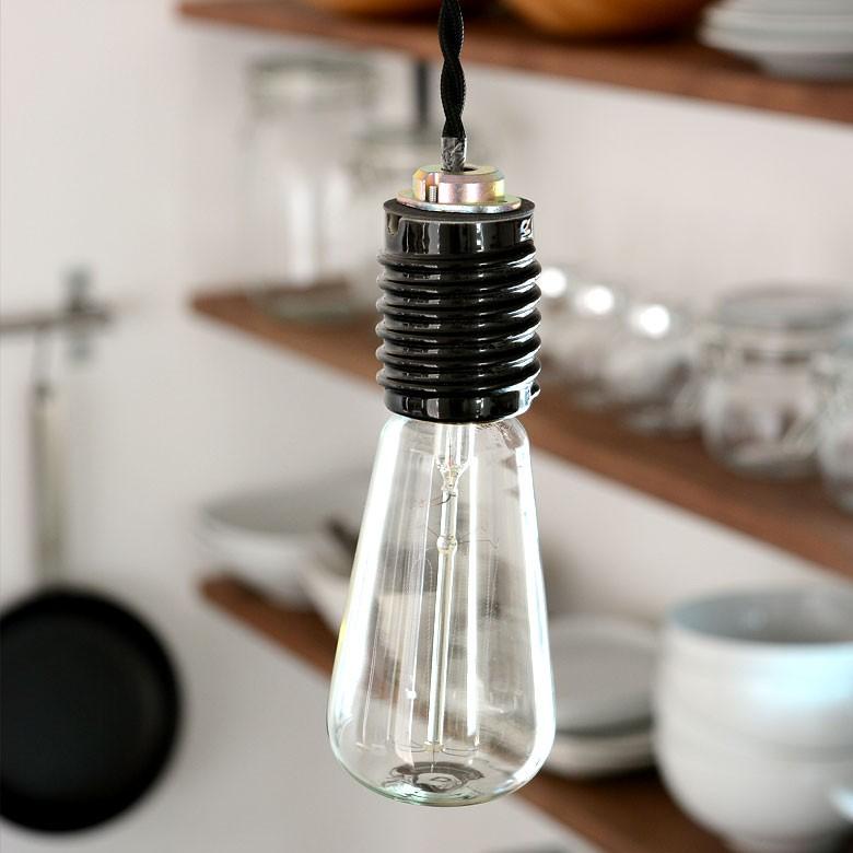 ソケット付ねじりコード ライティングプラグ 100cm 西海岸 男前 照明器具 90120 | ブランド登録なし | 03