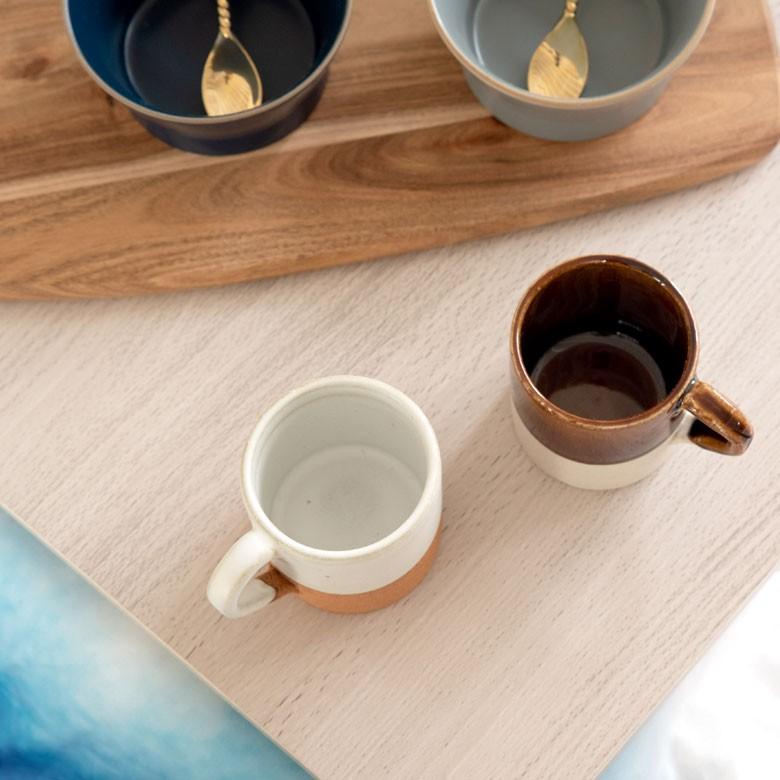 マグカップ 直径7.6cm 245ml カップ コーヒーカップ マグカップ 食洗機対応 1000W電子レンジ おしゃれ キッチン用品 カフェ キッチン小物 90145 | ブランド登録なし | 17