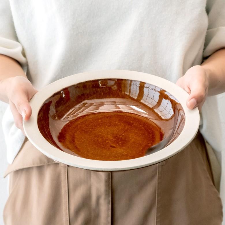 鉢 直径22cm 深皿 七寸鉢 カレー皿 中鉢 大鉢 ボウル 食洗機対応 1000W電子レンジ おしゃれ キッチン用品 カフェ キッチン小物 90147 | ブランド登録なし | 03