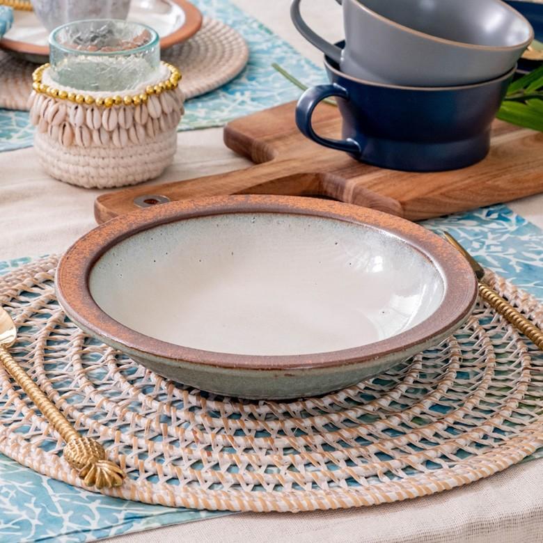 鉢 直径22cm 深皿 七寸鉢 カレー皿 中鉢 大鉢 ボウル 食洗機対応 1000W電子レンジ おしゃれ キッチン用品 カフェ キッチン小物 90147 | ブランド登録なし | 13