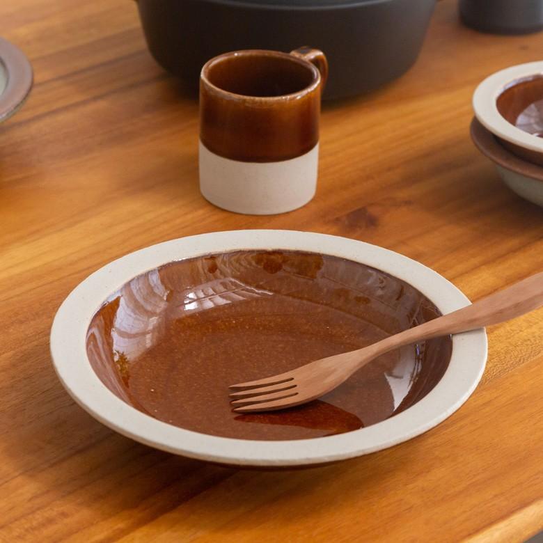 鉢 直径22cm 深皿 七寸鉢 カレー皿 中鉢 大鉢 ボウル 食洗機対応 1000W電子レンジ おしゃれ キッチン用品 カフェ キッチン小物 90147 | ブランド登録なし | 04