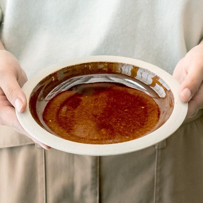 皿 プレート 直径18cm 深皿 丸皿 平皿 6寸皿 中皿 食洗機対応 1000W電子レンジ おしゃれ キッチン用品 カフェ キッチン小物 90148 | ブランド登録なし | 03