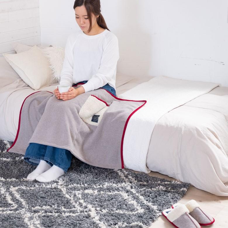 ブランケット ひざ掛け 巻きスカート丈 65cm ZELT HOME WEAR ボア フリーサイズ ルームウエア 部屋着 メンズ レディース ロング ガウン あたたかい 90170 | ブランド登録なし | 09