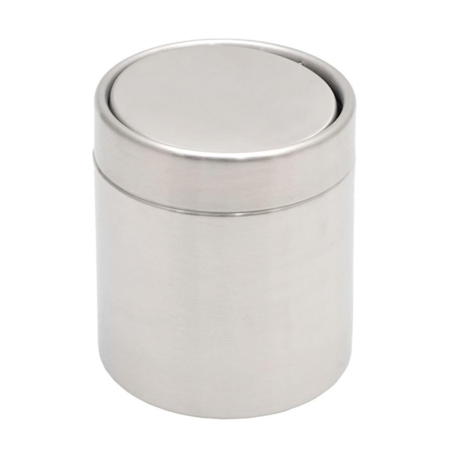 ごみ箱 ダストビン ゴミ箱 フタ付き フリップトップ シルバー ステンレス ダストボックス トイレ サニタリー バスルーム 洗面所 キッチン バス用品 90175 | ブランド登録なし | 11