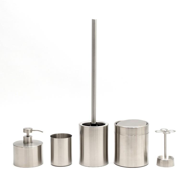 ごみ箱 ダストビン ゴミ箱 フタ付き フリップトップ シルバー ステンレス ダストボックス トイレ サニタリー バスルーム 洗面所 キッチン バス用品 90175 | ブランド登録なし | 09