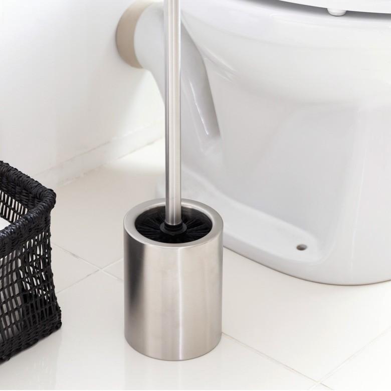 ステンレススチール トイレブラシセット トイレブラシ 丸型 シルバー ステンレス トイレポット コーナーポット トイレ用品 トイレ清掃用品 掃除グッズ 90177 | ブランド登録なし | 11