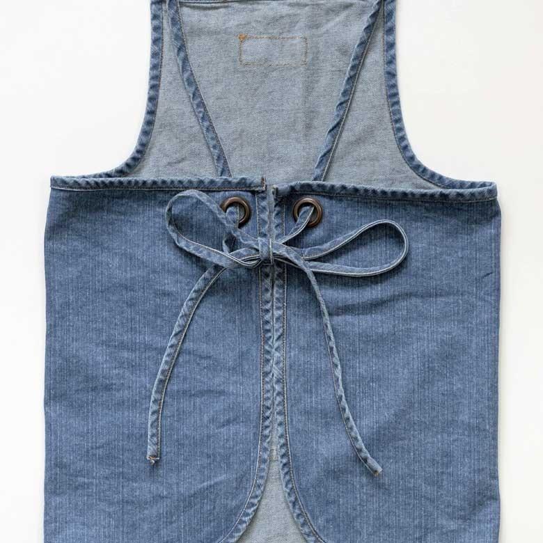 エプロン ショートタイプ デニム生地 カフェ おしゃれ ユニセックス キッチン ガーデニング 90179 | ブランド登録なし | 12