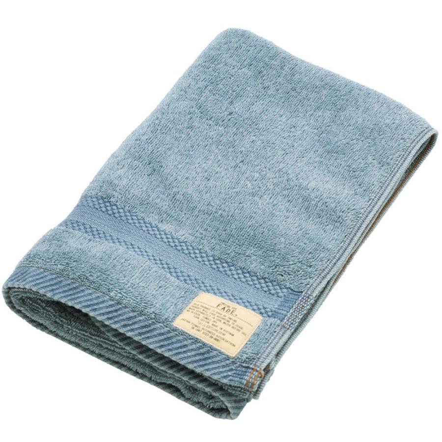 バスタオル ふわふわ コットン ウォッシュド デニム風 ジーンズ風 ネイビー ブルー ヴィンテージカラー おしゃれ かっこいい 90183 | ブランド登録なし | 20