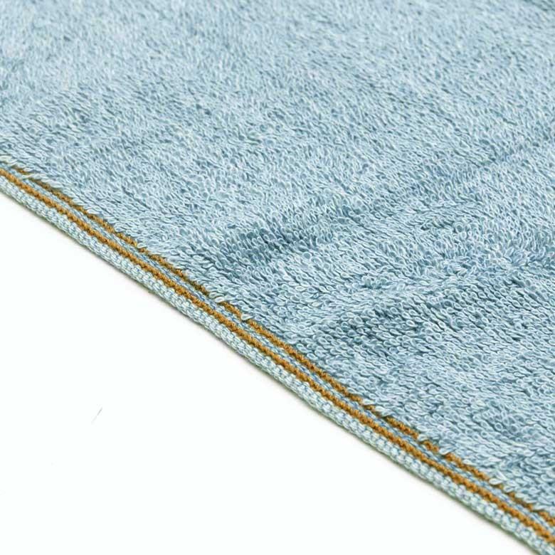 ウォッシュタオル タオル ふわふわ コットン ウォッシュド デニム風 ジーンズ風 ネイビー ブルー ヴィンテージカラー おしゃれ かっこいい 90185 | ブランド登録なし | 12