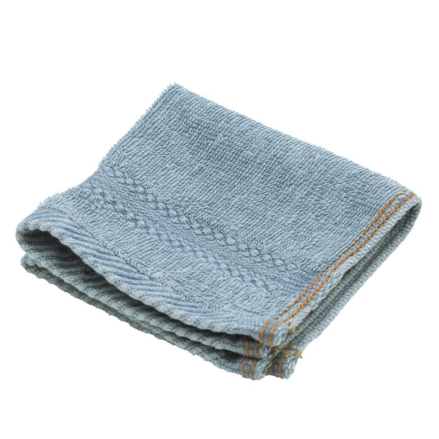 タオルハンカチ タオル ハンカチ ふわふわ コットン ウォッシュド デニム風 ジーンズ風 ネイビー ブルー ヴィンテージカラー おしゃれ かっこいい 90186 | ブランド登録なし | 21