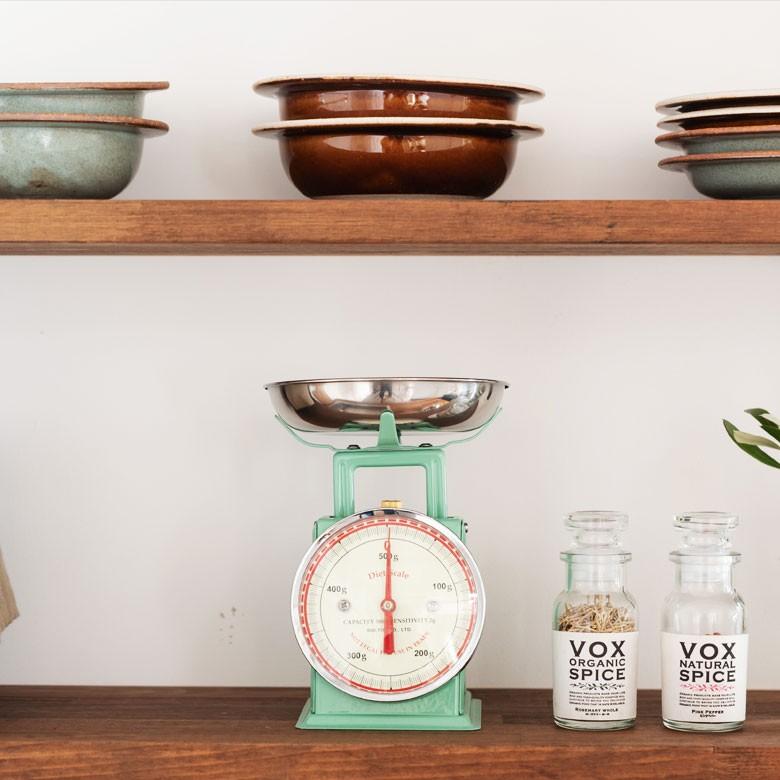 スケール キッチンスケール 上皿はかり アナログ式 キッチン用品 秤 コンパクト ミニ 最大計量500g おしゃれ レトロ クラシカル 90190 | ブランド登録なし | 16