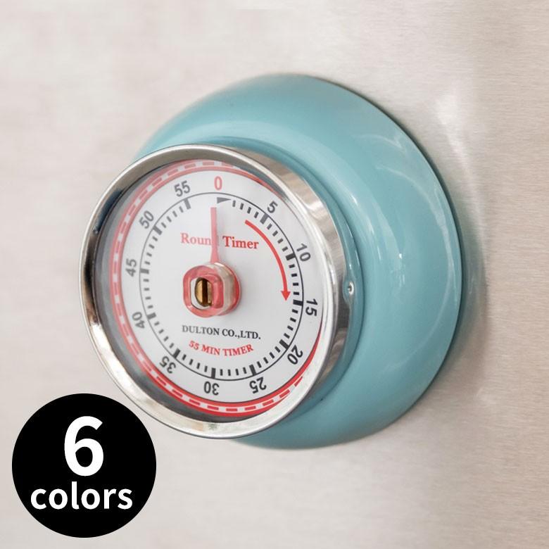 タイマー キッチン ベル マグネット付き アナログ式 最大55分 キッチン用品 ダイヤル式 ゼンマイ おしゃれ レトロ クラシカル 90191 | ブランド登録なし