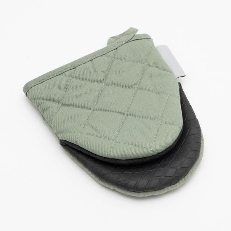 鍋つかみ ミトン 耐熱ゴム コットン ストラップ付き なべつかみ オーブンミット おしゃれ 耐熱180℃ 綿 クロロプレンゴム 90194 | ブランド登録なし | 17