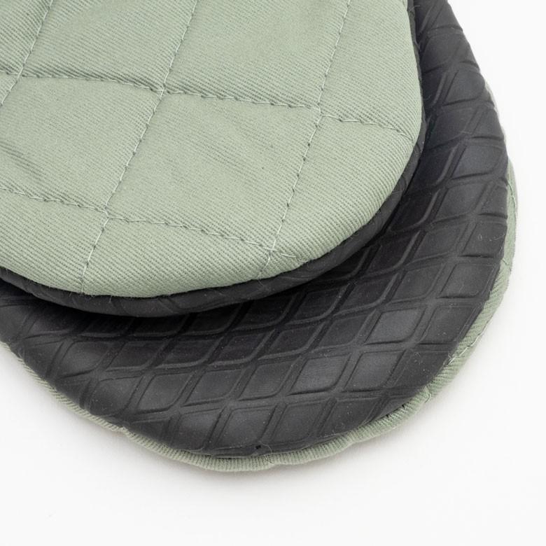 鍋つかみ ミトン 耐熱ゴム コットン ストラップ付き なべつかみ オーブンミット おしゃれ 耐熱180℃ 綿 クロロプレンゴム 90194 | ブランド登録なし | 10