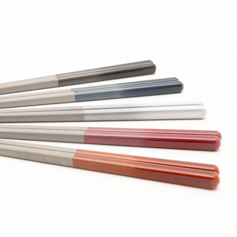 箸 はし 木製 23cm グレー 食洗機 対応 食器洗浄機 天然木 日本製 男女兼用 ユニセックス 個別包装 グラデーション シンプル 先角仕様 プレゼント ギフト 90195 | ブランド登録なし | 06