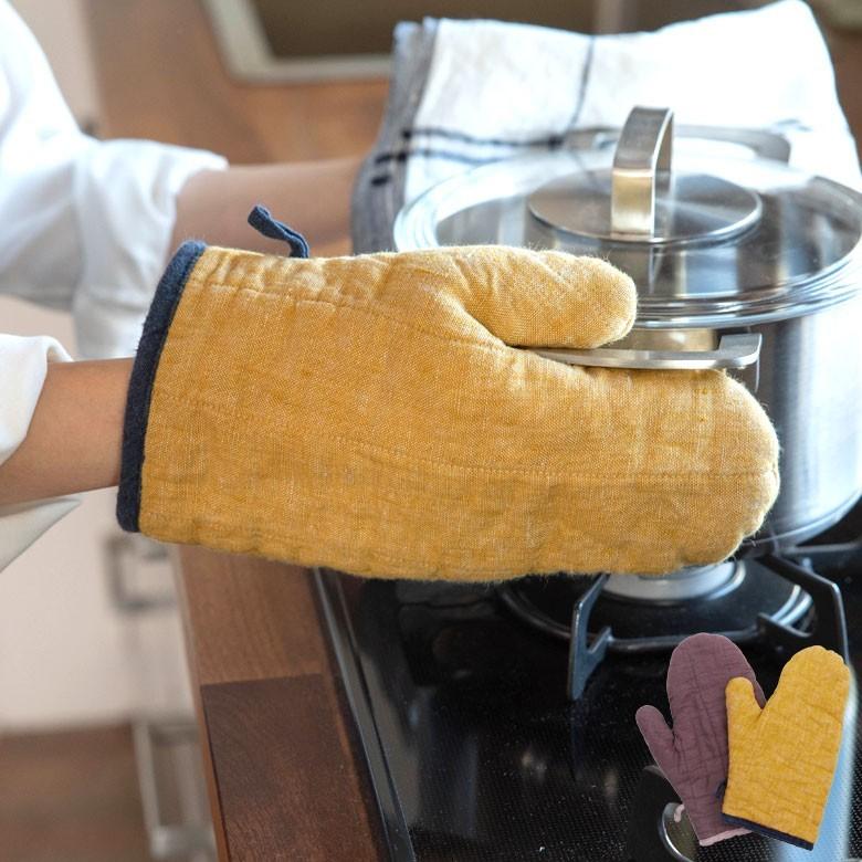 ミトン 鍋つかみ リネン キッチンミトン ストラップ付 オーブングローブ キッチン雑貨 北欧 おしゃれ Lino E Lina リーノ エ リーナ 903 Elements 通販 Yahoo ショッピング