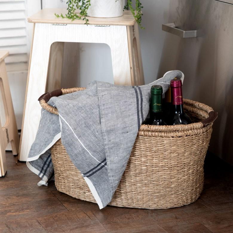 キッチンクロス リネン 北欧 長方形 台拭き リネン ストラップ付 キッチン雑貨 おしゃれ  大きめ Lino e lina リーノ エ リーナ 90204 | ブランド登録なし | 08