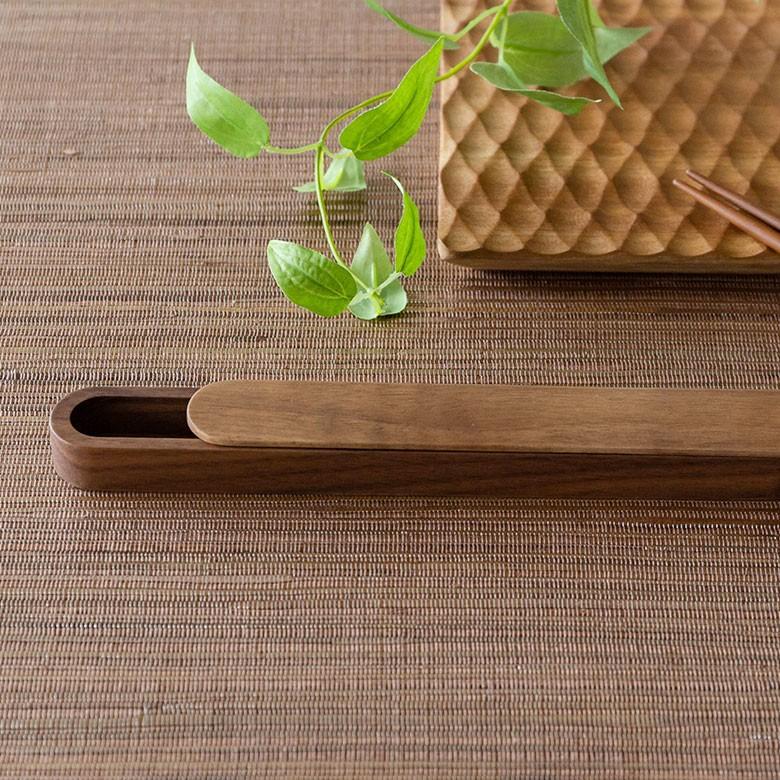 箸箱 はしケース 木製 ナチュラルブラウン スライド式 21cm 男女兼用 ユニセックス 来客用 ゲスト用 先角仕様 プレゼント ギフト 90212 | ブランド登録なし | 13