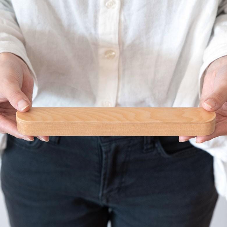 箸箱 はしケース 木製 ナチュラル スライド式 21cm 男女兼用 ユニセックス 来客用 ゲスト用 先角仕様 プレゼント ギフト 90213 | ブランド登録なし | 02