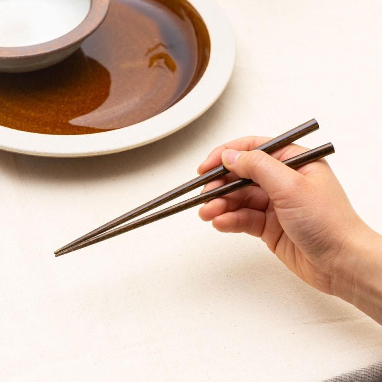 箸 はし 木製 19cm 食洗機対応 コンパクト 天然木 日本製 染箸 食器洗浄機対応 男女兼用 ユニセックス 来客用 ゲスト用 先角仕様 プレゼント ギフト 90214 | ブランド登録なし | 10